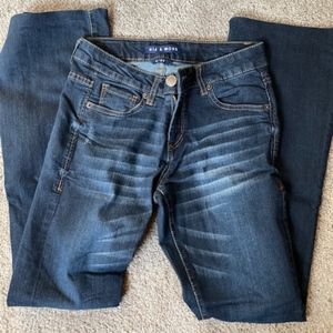 Mia and Moss Size 4/27 Dark Wash Holly Fit & Flare
